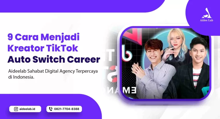 9 Cara Menjadi Kreator TikTok, Auto Switch Career 1 cara menjadi kreator tiktok