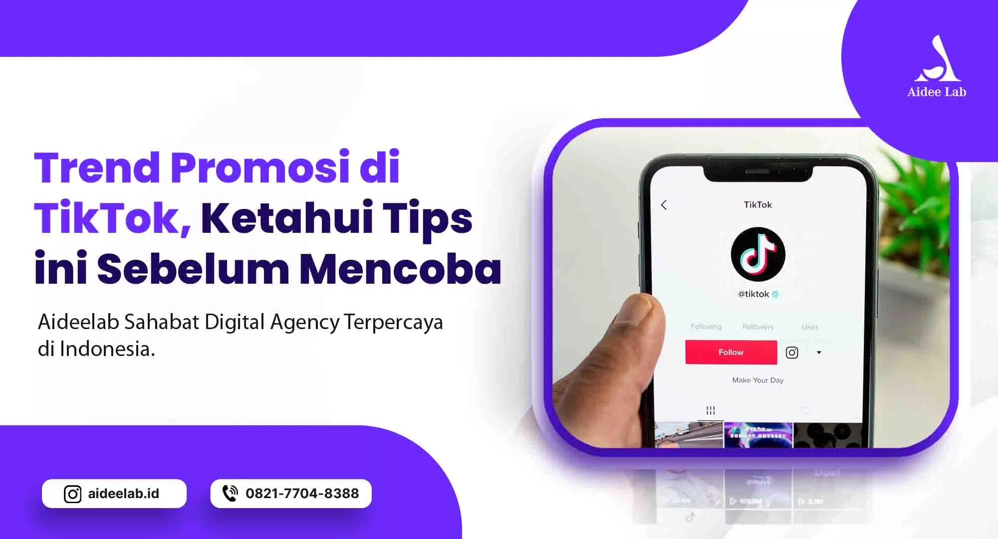 Tren Promosi di TikTok, Ketahui Tips Ini Sebelum Mencobanya ! 1 promosi di tiktok