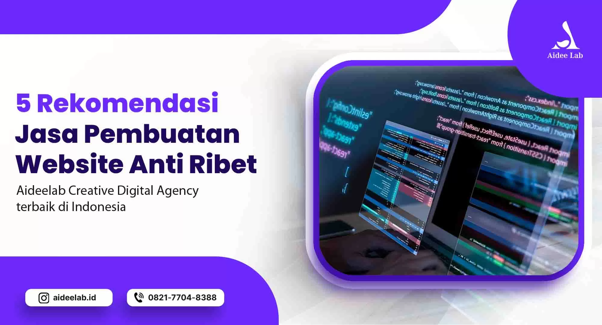 5 Rekomendasi Jasa Pembuatan Website Anti Ribet 1 rekomendasi jasa pembuatan website