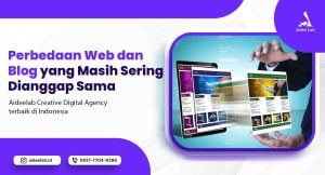 perbedaan web dan blog