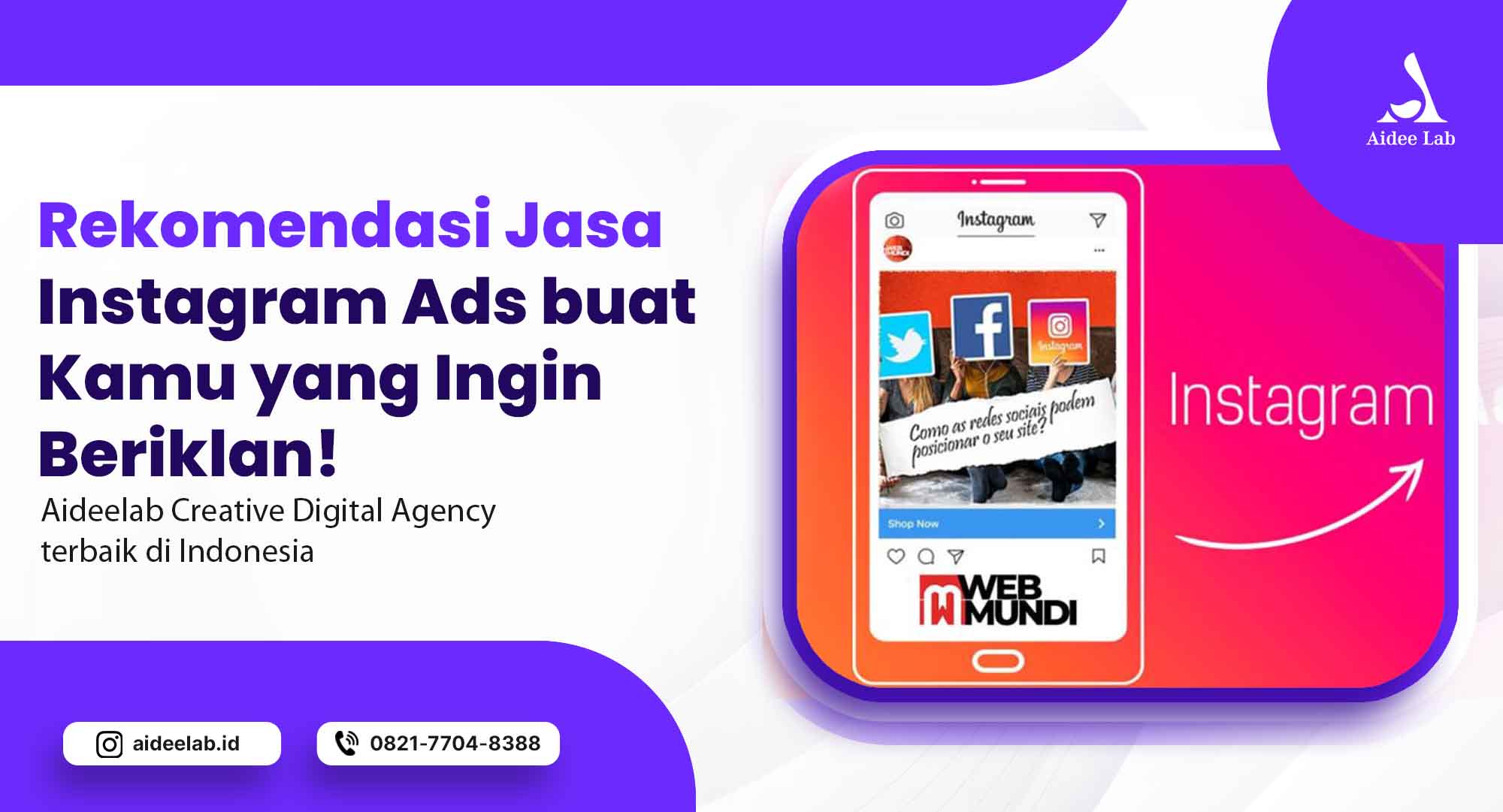 Rekomendasi Jasa Instagram Ads buat Kamu yang Ingin Beriklan! 1 rekomendasi jasa instagram ads