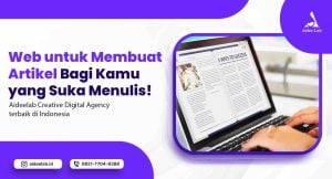 web untuk membuat artikel