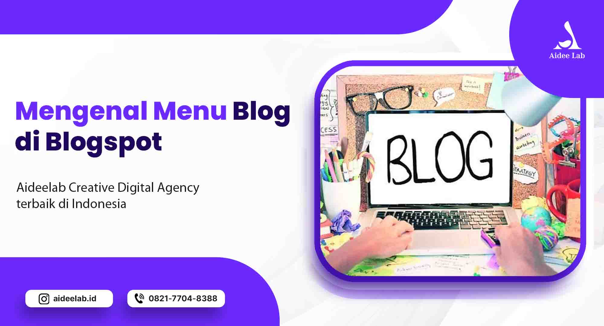 Mengenal Menu Blog di Blogspot 1 menu blog