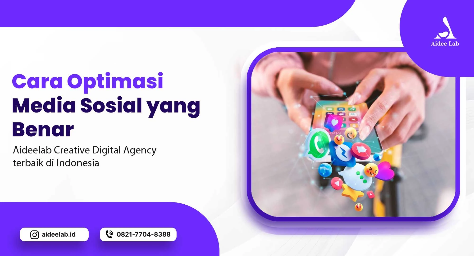 Cara Optimasi Media Sosial yang Benar 1 optimasi media sosial