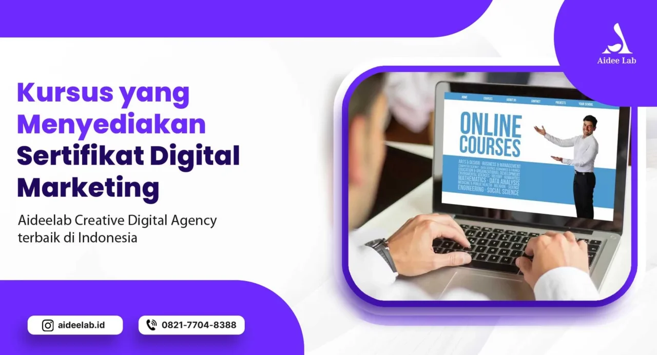 Kursus yang Menyediakan Sertifikat Digital Marketing 18 sertifikat digital marketing