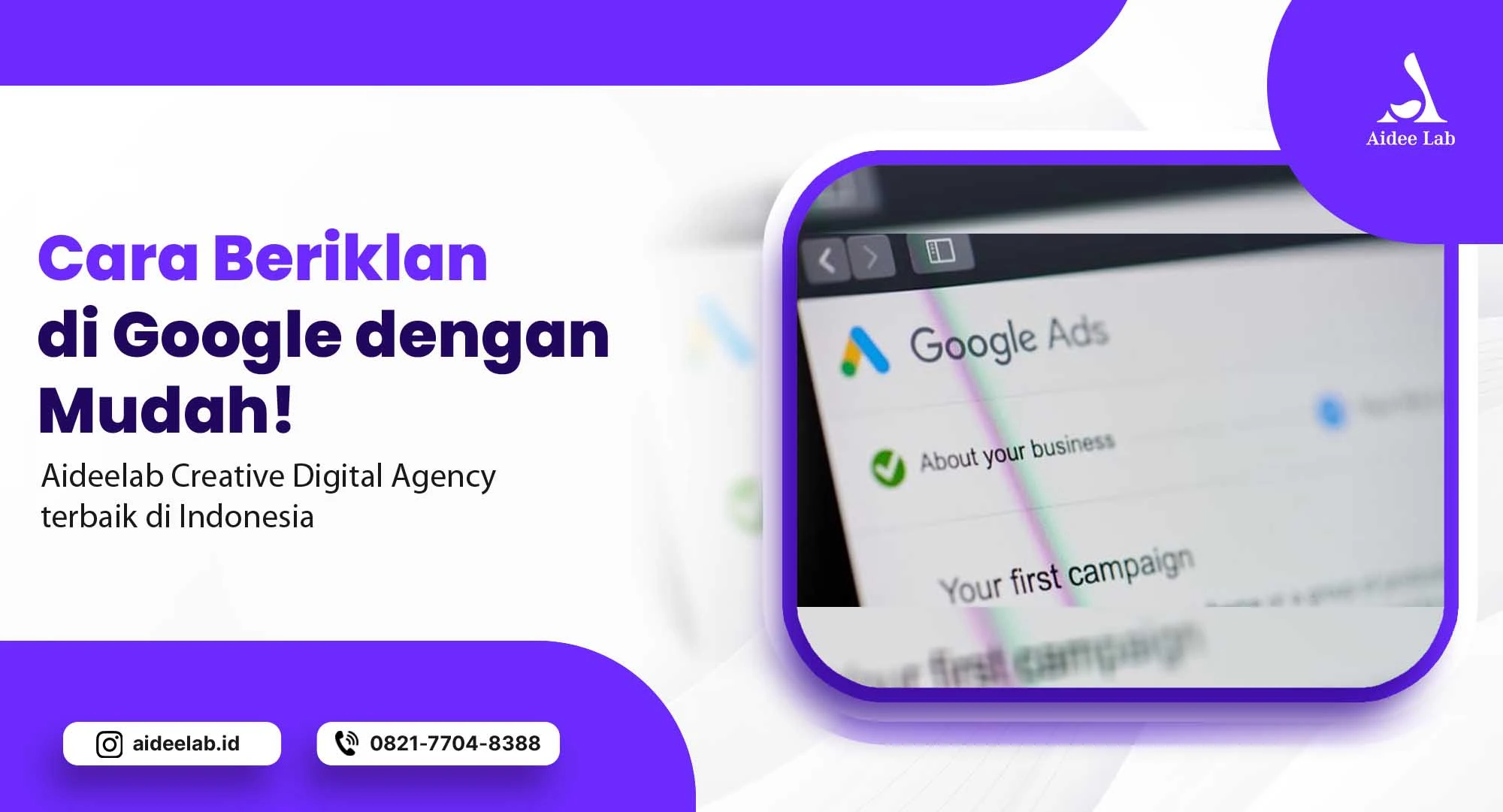 Cara Beriklan di Google dengan Mudah! 1 beriklan di google