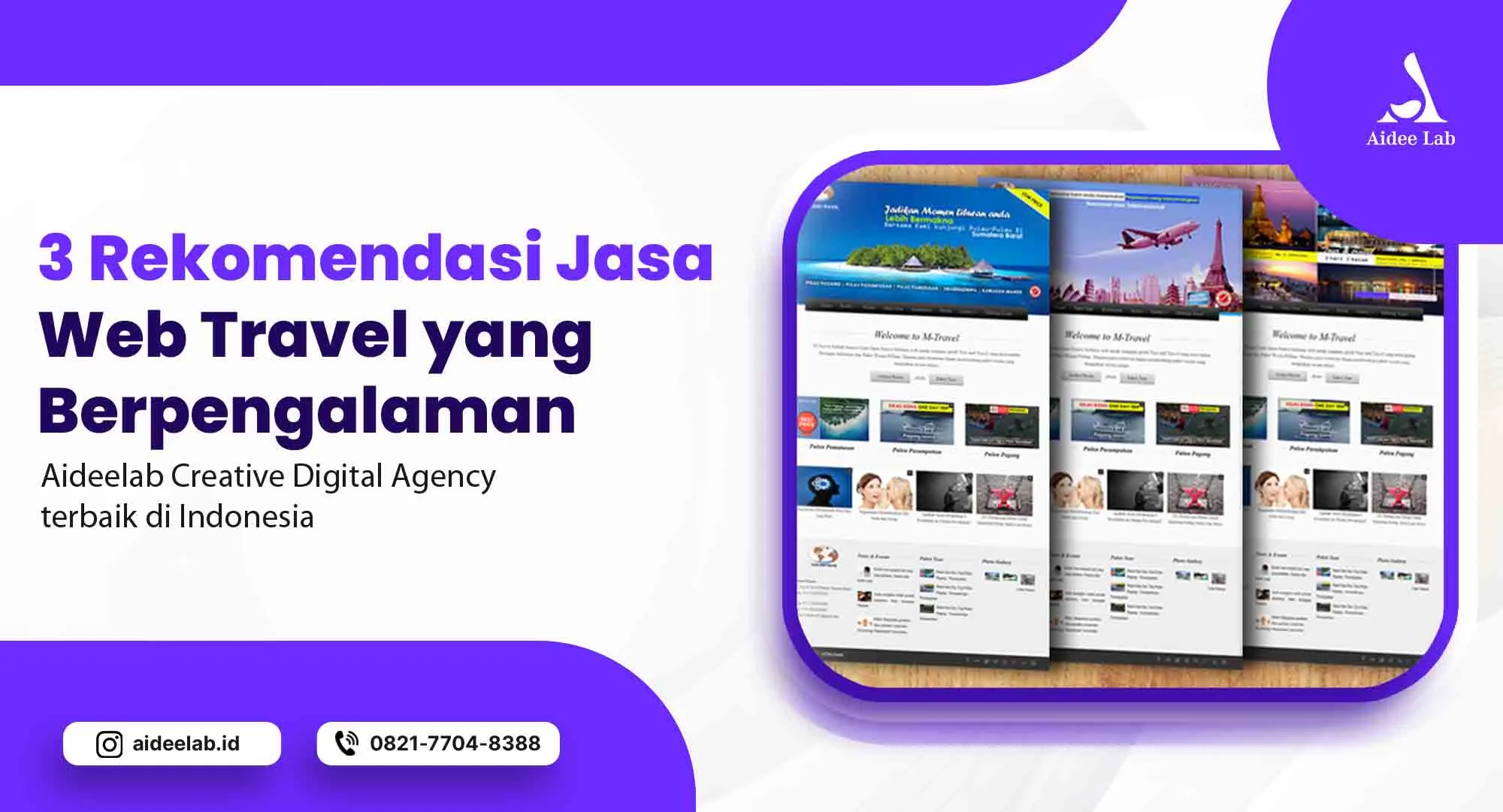 3 Rekomendasi Jasa Web Travel yang Berpengalaman 1 rekomendasi jasa web travel