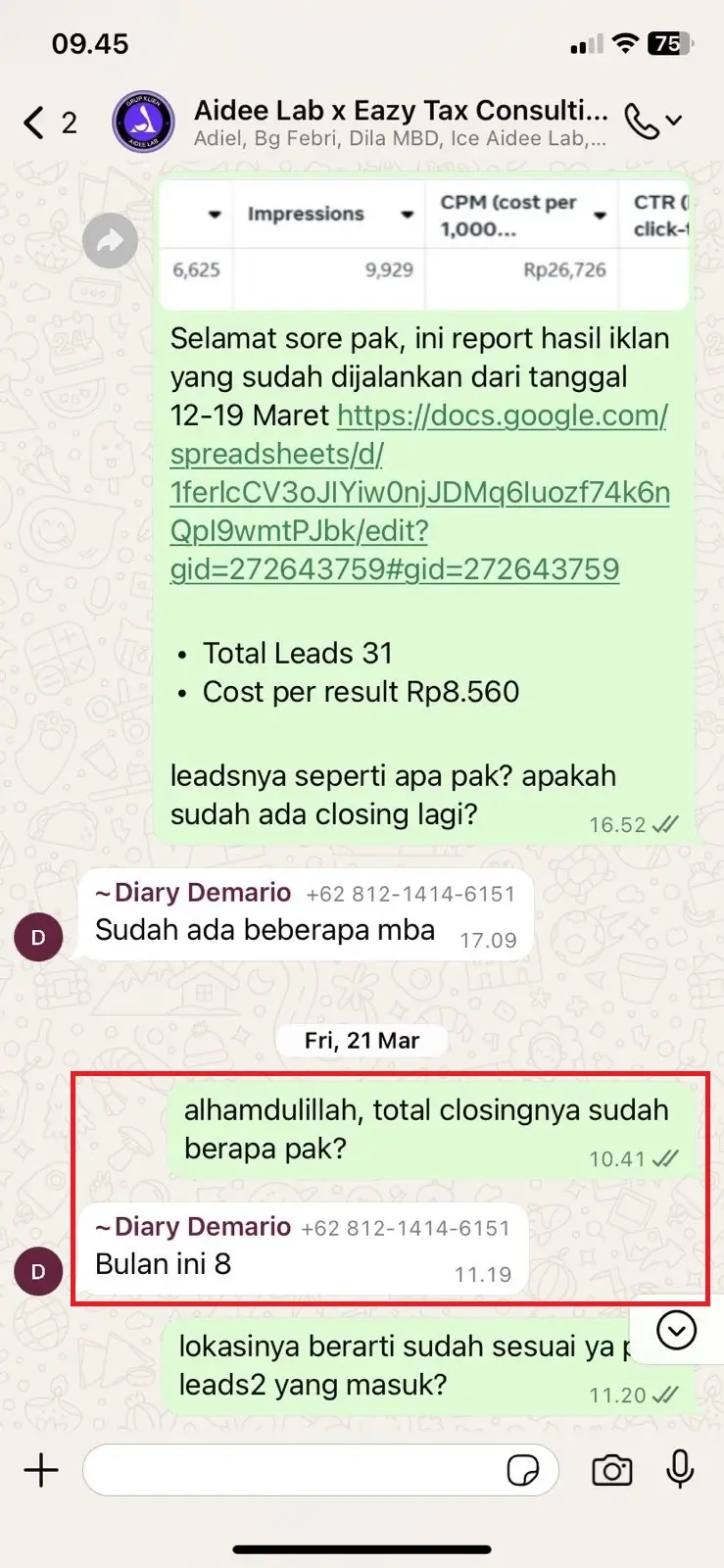 testimoni