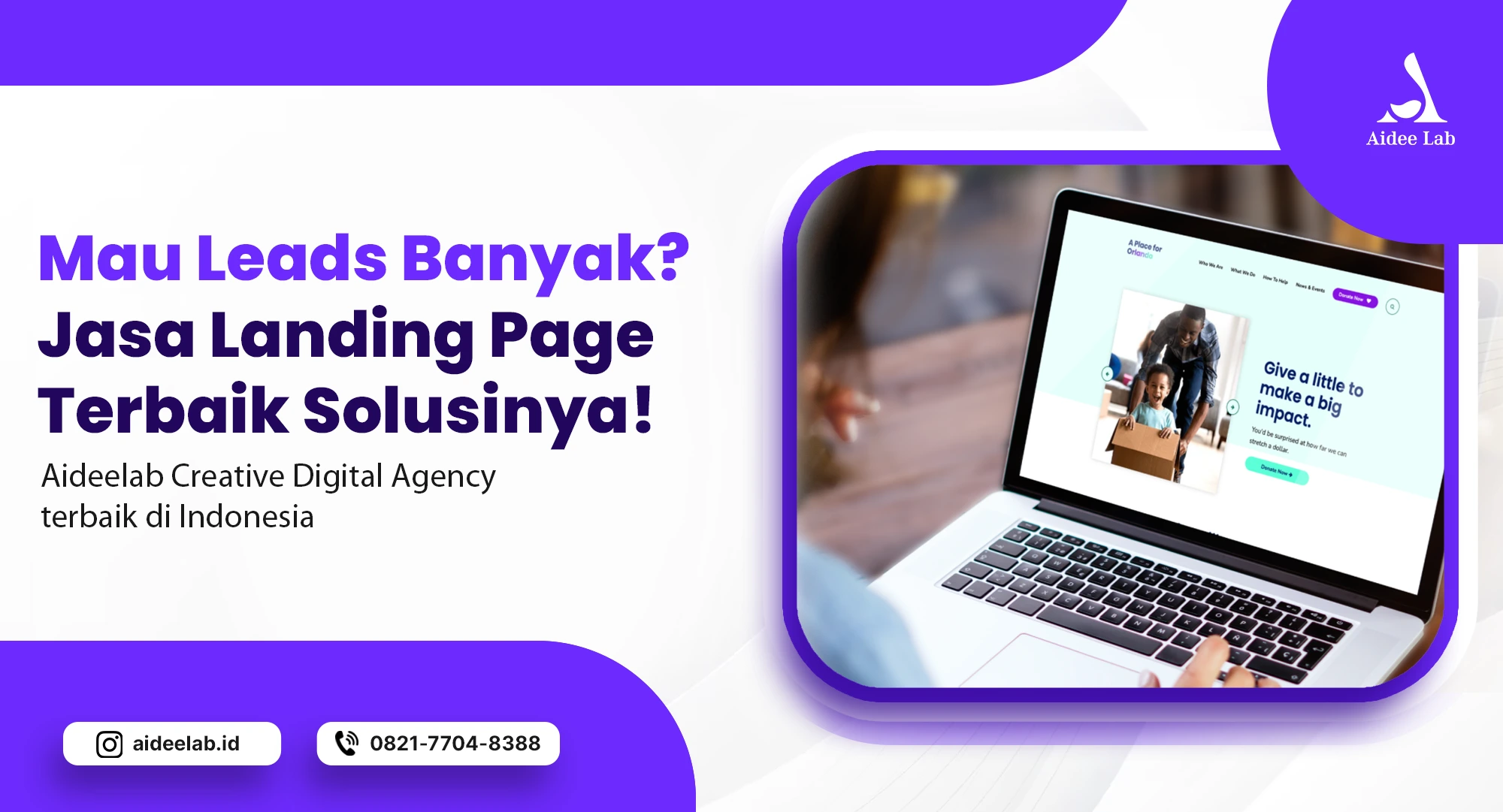 Mau Leads Banyak? Jasa Landing Page Terbaik Solusinya! 1 jasa landing page terbaik