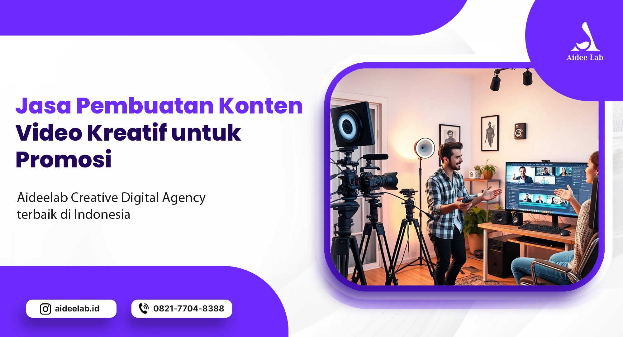 Jasa Pembuatan Konten Video Kreatif untuk Promosi 1 jasa pembuatan konten video